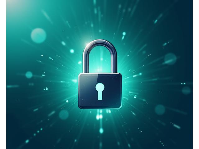 Illustration of a padlock symbolizing data security and privacy